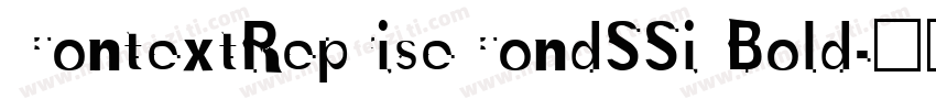 ContextRepriseCondSSi Bold字体转换